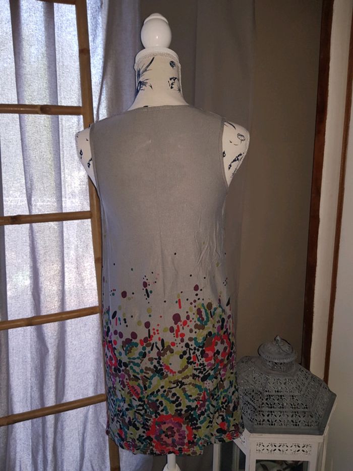 Tunique grise motifs colorés La Redoute - photo numéro 2