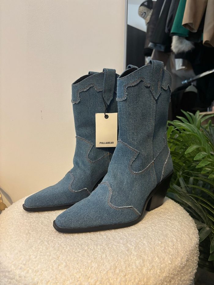 Santiags pull and bear jean - photo numéro 2