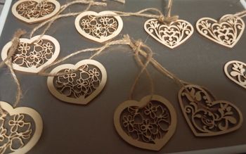 Décoration coeur bois Neuf 