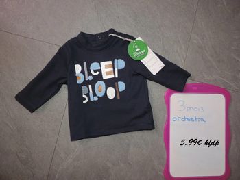 tee shirt orchestra taille 3 mois