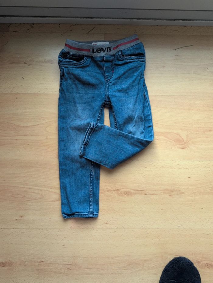 Pull on jeans skinny en denin bleu 24 mois Levi's - photo numéro 3