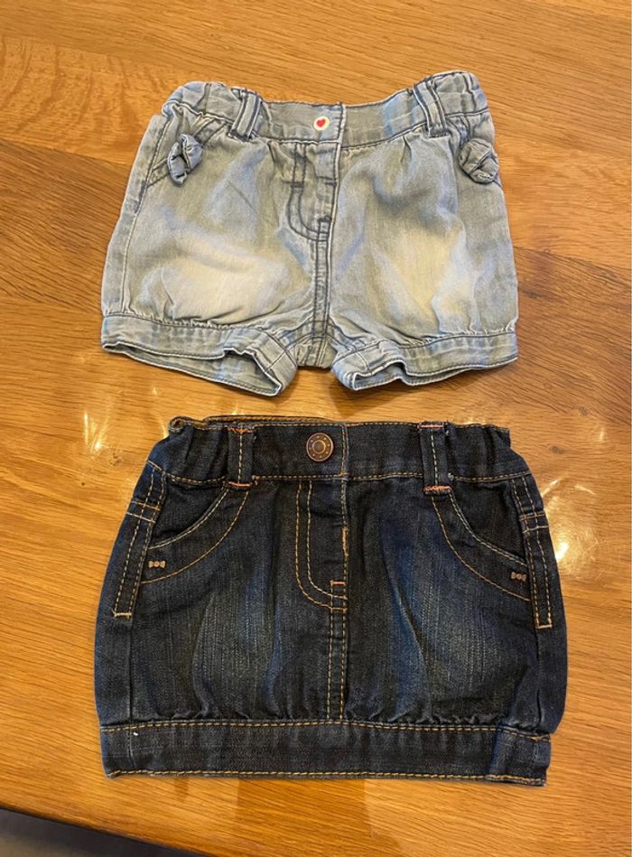 Lot de short et jupe fille 3 mois - photo numéro 4