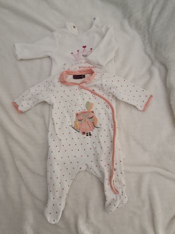 Lot de 2 pyjamas d'hiver fille