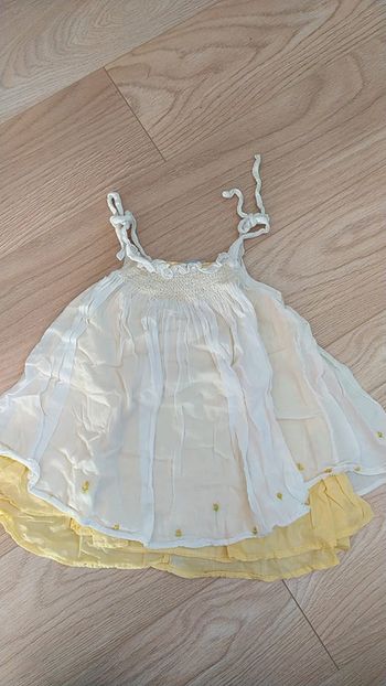 Robe été jaune 6 mois dpam légère