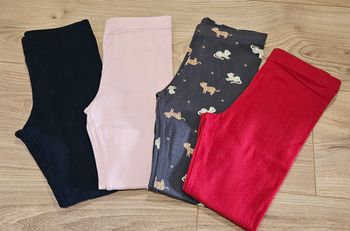 Lot 4 leggings longs fille - Taille 6 ans