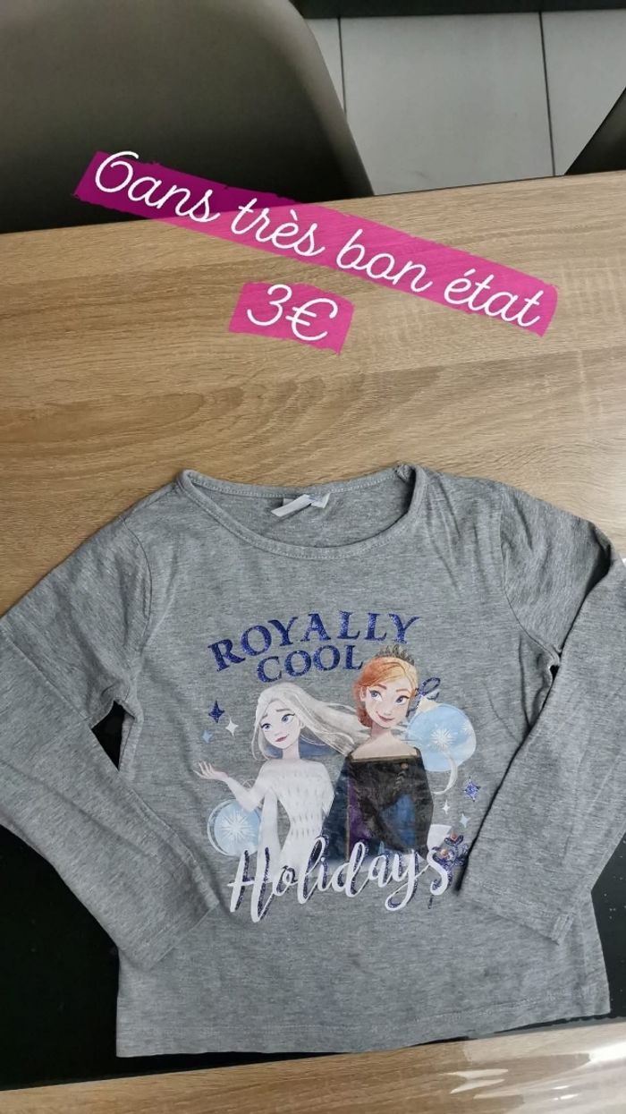 T-shirt manche longue 6ans