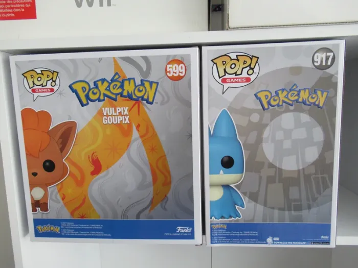 Pokémon Lot de 2 Pop XXL Goupix + Goinfrex - photo numéro 3