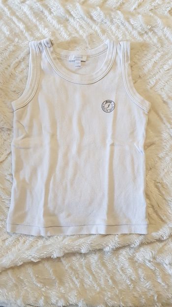 T-shirt débardeur blanc