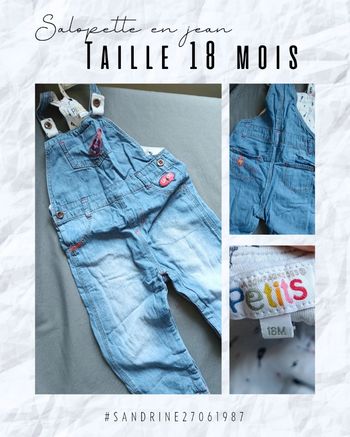 Salopette en jean