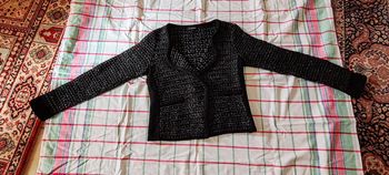 Veste fantaisie courte en laine