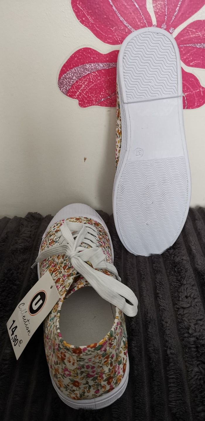 Baskets en toile U Collection P37 neuves - photo numéro 4