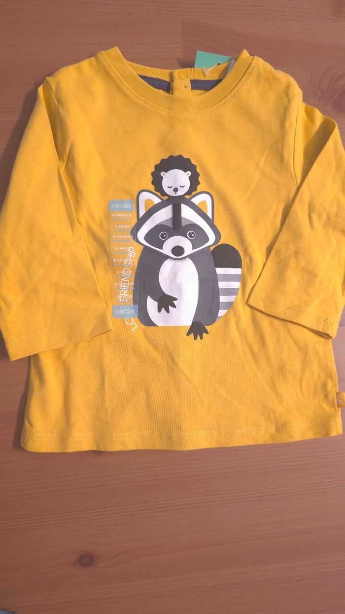 (Neufs non portés) 🏷💙😍🥰 teeshirts ml 6 mois garçon 😍🥰💙 - photo numéro 7