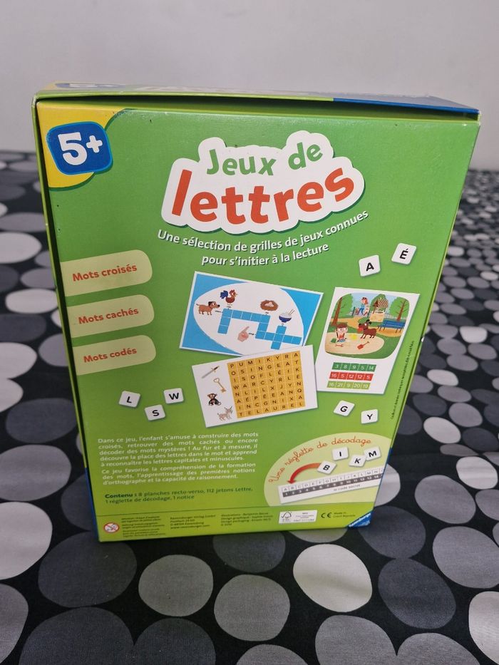✏️ Jeu éducatif "Jeux de lettres" Ravensburger – dès 5 ans 🐯 - photo numéro 5