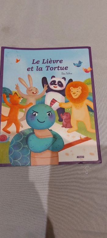 Le lièvre et la tortue enfant