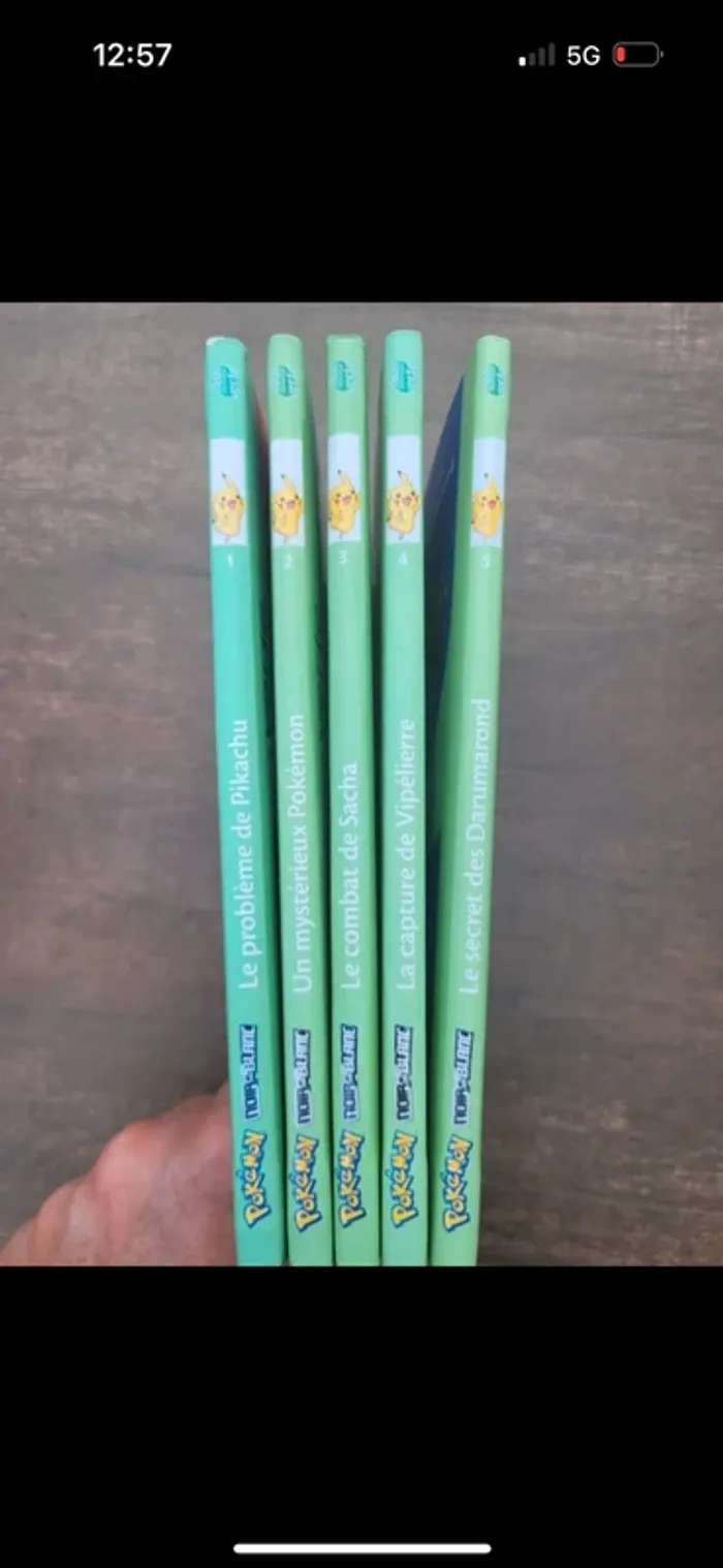 Bibliothèque verte Pokémon 5 tomes - photo numéro 3