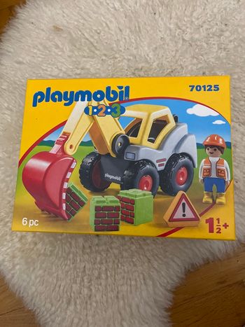Playmobil 1,2.3 pelleteuse
