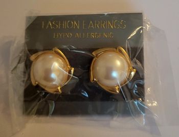Boucles d'oreilles vintage hypoallergeniques