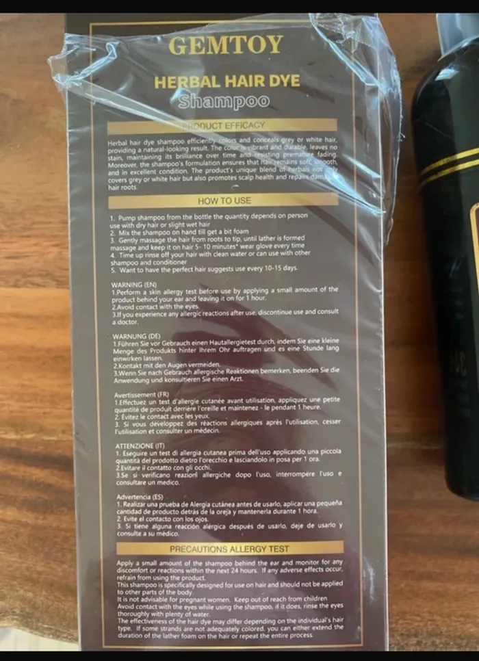 Shampoing colorant chatin foncé - photo numéro 3