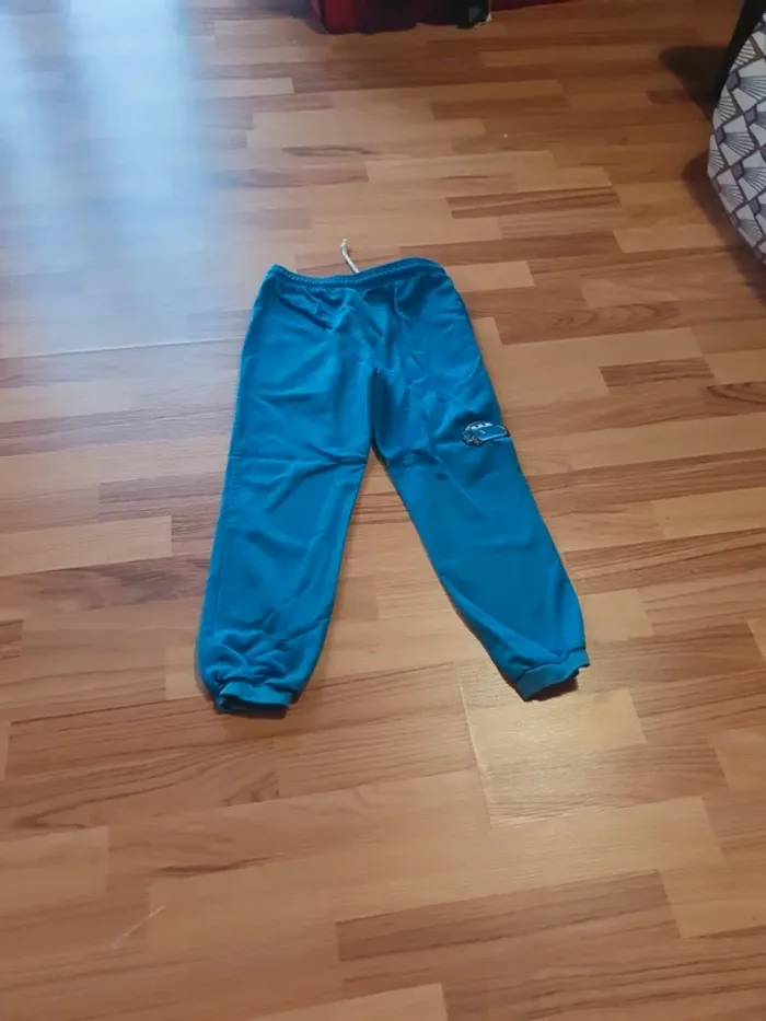 jogging asics 8 ans bleu - photo numéro 3