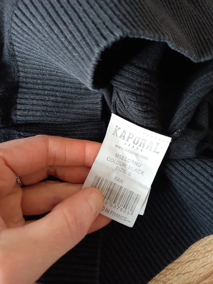 Pull homme noir Kaporal S - photo numéro 5