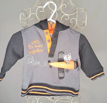 Pull epais à capuche 6 mois