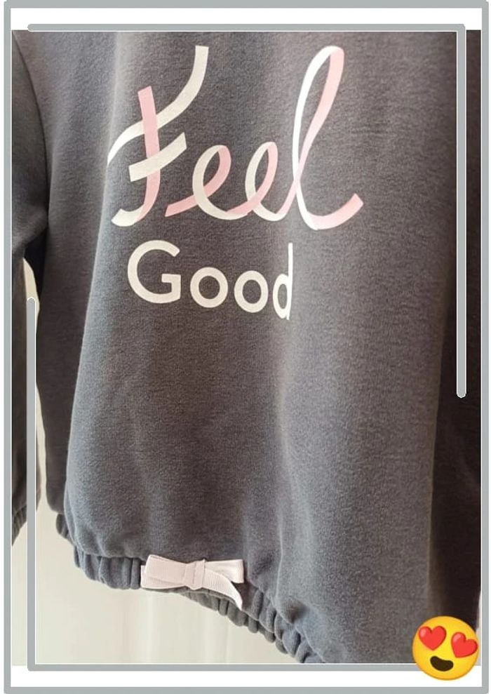 Pull sweat gris Okaïdi 4ans - photo numéro 2