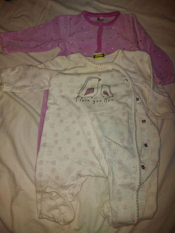 Lot de 2 pyjama fille  6 mois