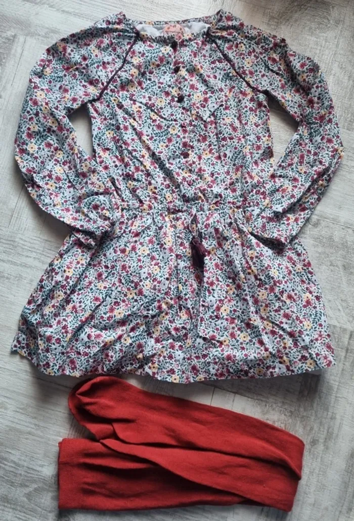 Ensemble sergent major robe 9 ans et collant