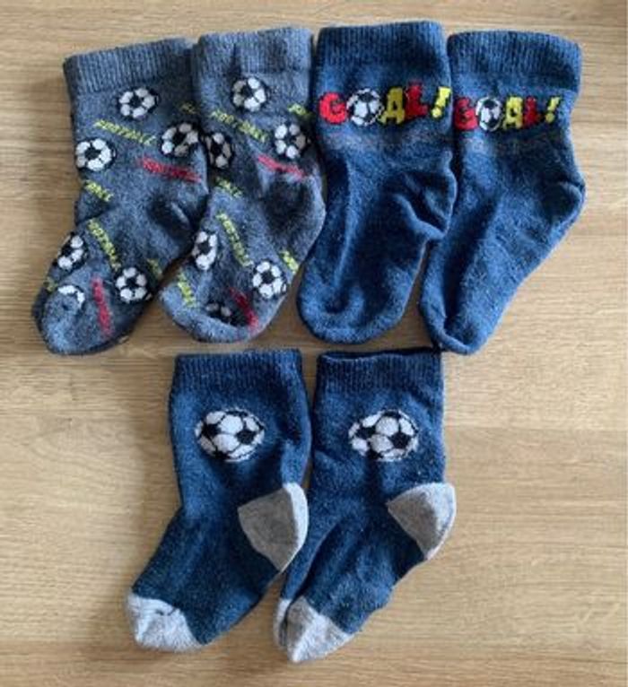 Lot de 3 paires de chaussettes football