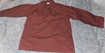 Pull en jean rouge