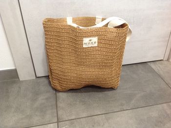 Sac de plage / fourre-tout style raphia Nuxe