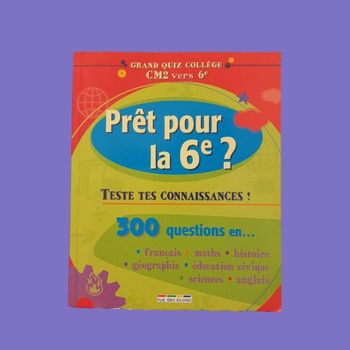 Cahier de vacances Prêt Pour La 6e Neuf Sans Étiquette