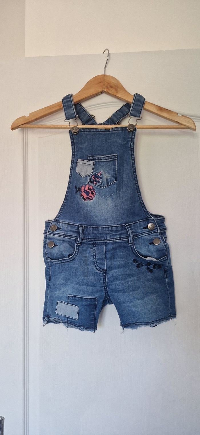 Salopette short en jeans orchestra Taille 8ans - photo numéro 10
