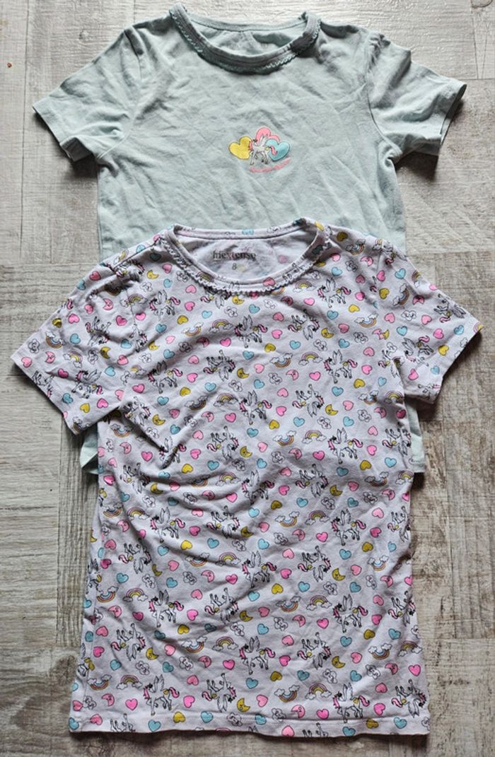 2 hauts licorne 8 ans