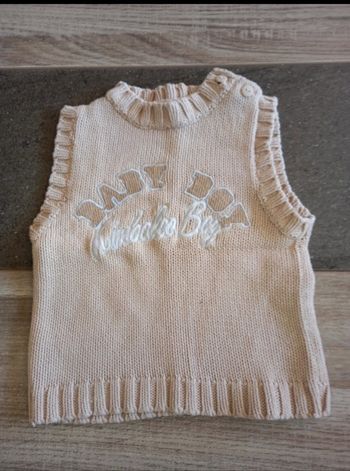 Pull sans manches 12 mois