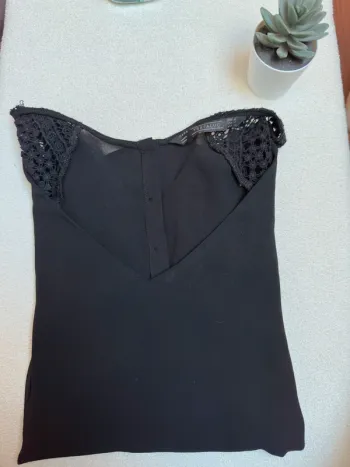 Haut noir Zara