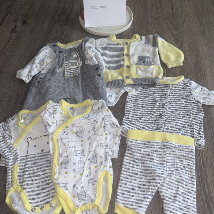 Lot vêtement bébé garçon naissance
