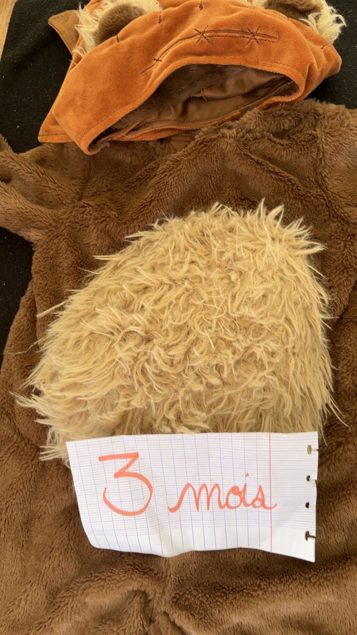 Costume Wicket pour bébé, Star Wars 3 mois