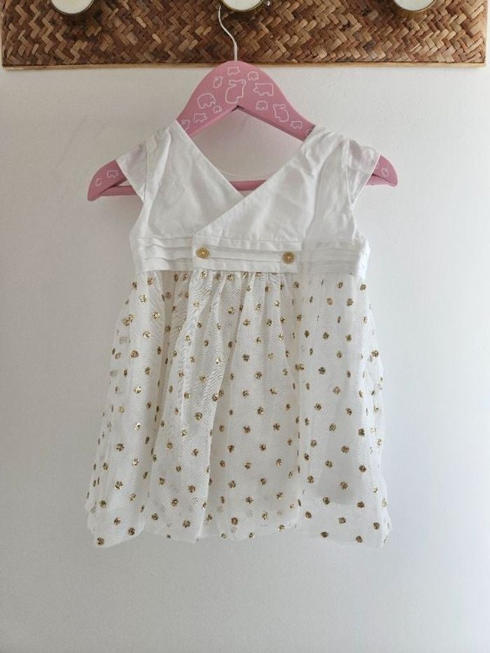 Belle robe cérémonie Petit Bateau 6 mois