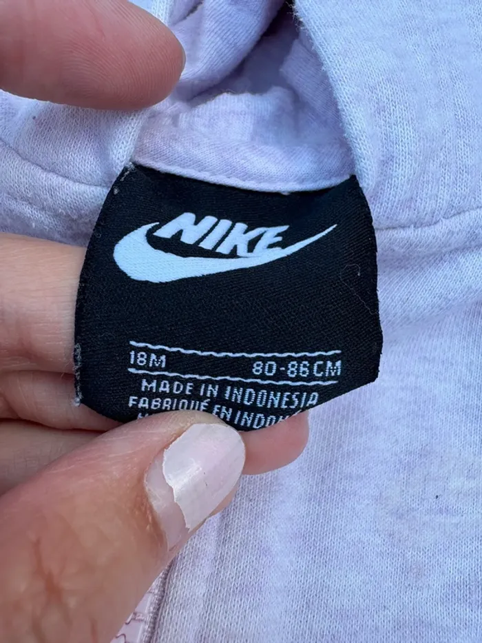 Survêtement Nike bébé gris/rose - photo numéro 4