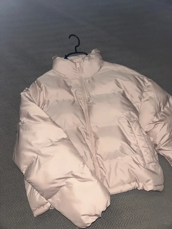 Doudoune rose femme