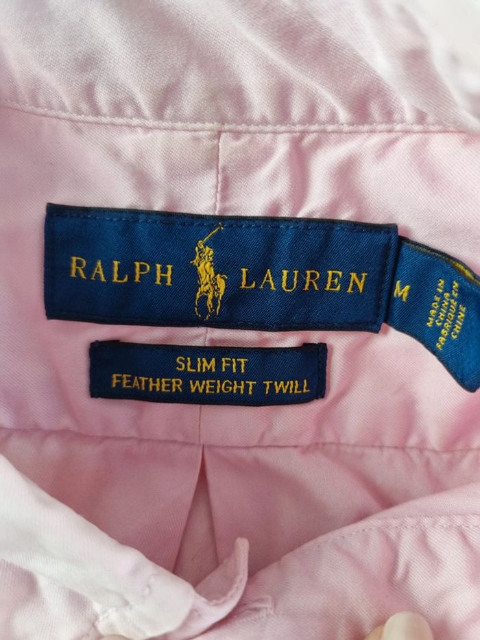 Chemise rose Homme Ralph Lauren Taille M - photo numéro 2