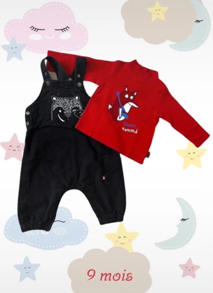 Salopette garçon 9 mois