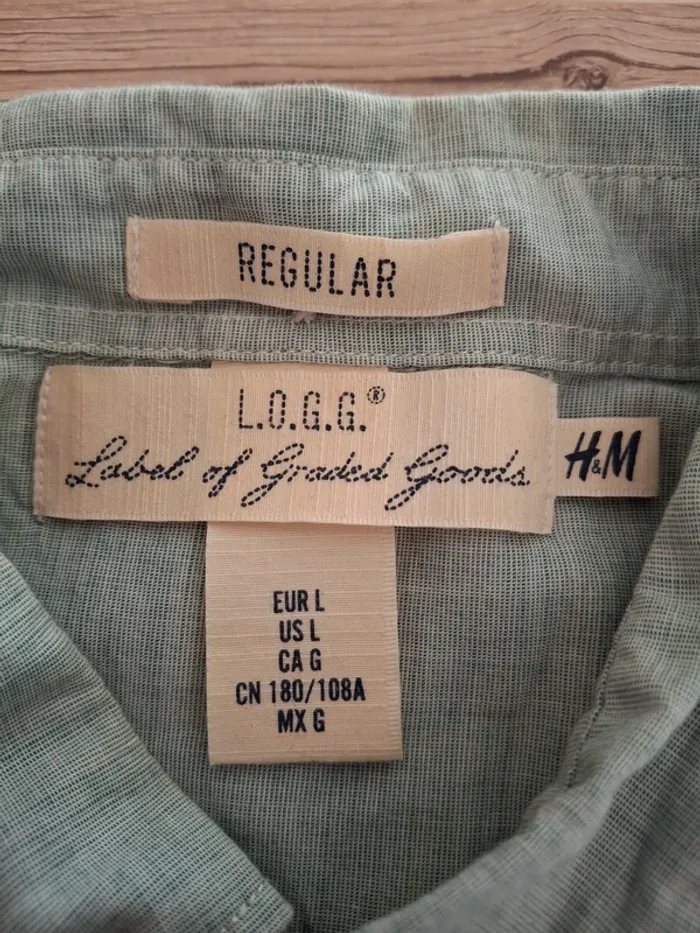 Chemise régular h&m L - photo numéro 4