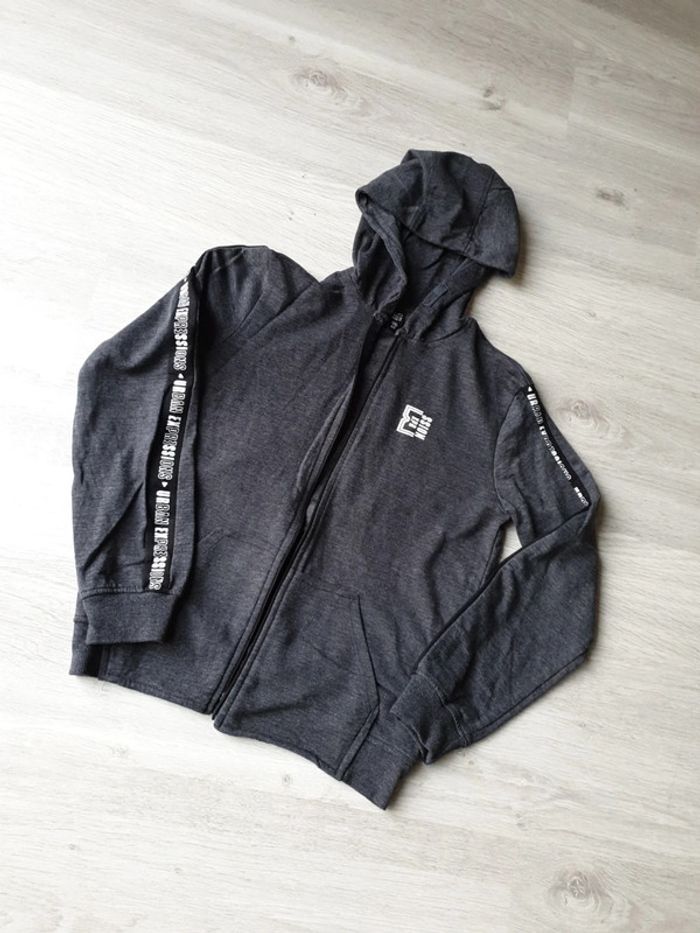 Sweat shirt gilet 14 ans garçon - photo numéro 2