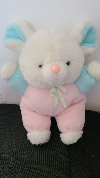 doudou souris grelot vintage