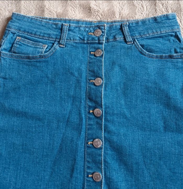 Jupe en Jean Femme Bleue Claire 💙🌾 - photo numéro 3