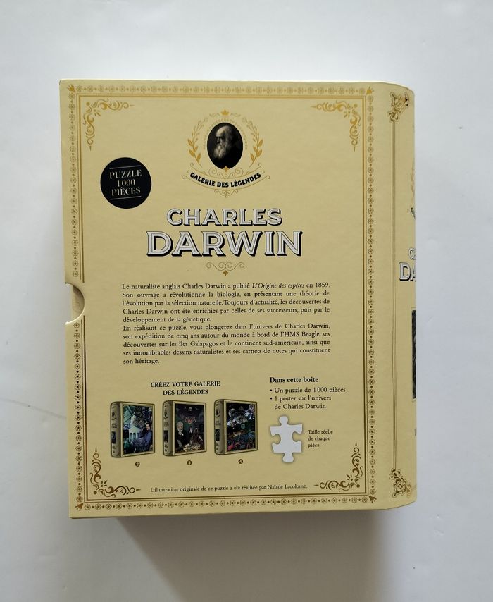 Puzzle 1000P Charles Darwin - Miraludo - photo numéro 2