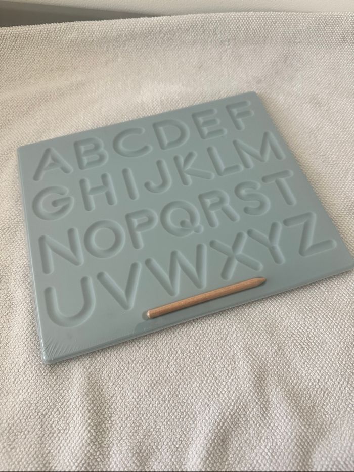 Planche d’écrit bleu