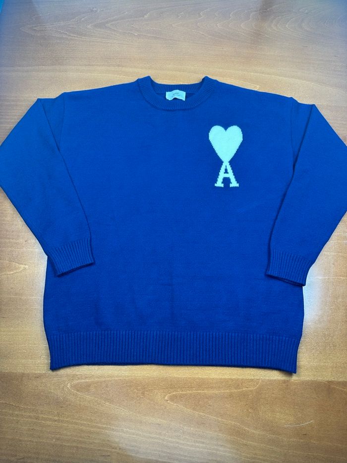 Pull ami Paris bleu foncé taille L